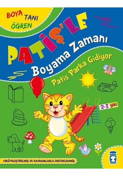 Patiş Parka Gidiyor - Patişle Boyama Zamanı - Boya Tanı Öğren- Timaş Çocuk