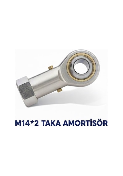 Taka Amortisör M14x2.0 Dişi Rot Başı Danagöz Rulman-mafsal - 2040 Amortisör Uyumlu Krom