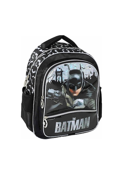 Batman Siyah Okul Çantası 2010 Siyah Basklı