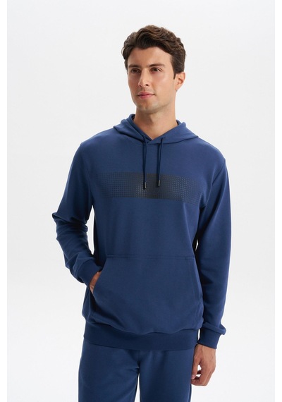 AR-MA Arma Erkek Slim Fit Baskılı Kapüşonlu Kanguru Cepli Interlok Sweatshirt %80 Pamuk %14 Polyester %6 Elastane K30254685202 İndigo-i1 AR-MA Arma Erkek Slim Fit Baskılı Kapüşonlu Kanguru Cepli Interlok Sweatshirt %80 Pamuk %14 Polyester %6 Elastane K30254685202 İndigo-i1