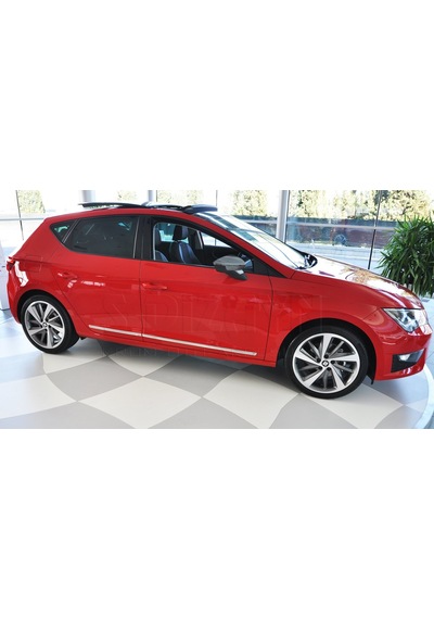 S-Dizayn  Seat Leon 2013 Üzeri Kapı Koruma Çıtası Krom