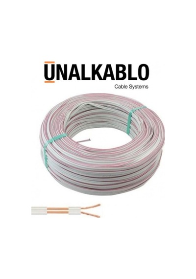 100 Mt Ünal 2X0.75 Mm Tam Kesit Tam Bakır Kordon