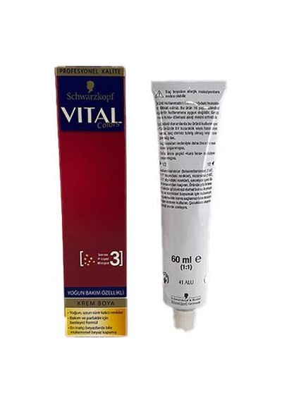 Vital Colors Krem Saç Boyası P - 11 Koyu Gümüş