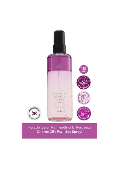 Lador Keratin İçeren Nemlendirici ve Isı Koruyucu Onarıcı Saç Spreyi LADOR Keratin Oil Mist Fig