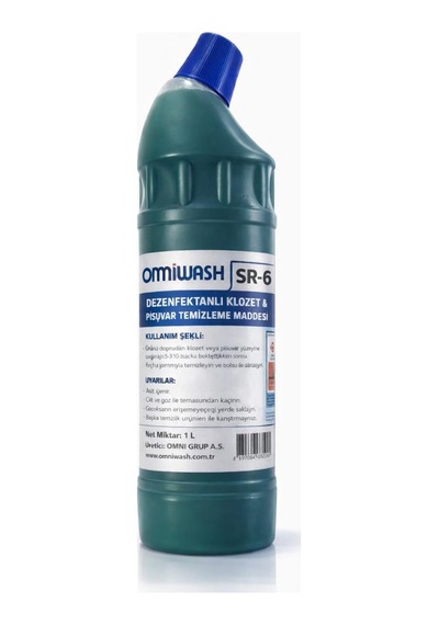Omniwash Sr-6 Ağır Kirler İçin Klozet Pisuvar Temizleme 1000ml 6 Adet