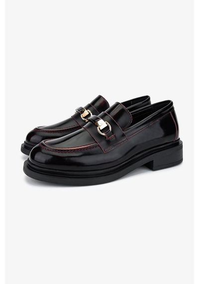 Valmenti Kadın Bordo Loafer Ayakkabı 858 01 Bn Ayk Sk24-25 Bordo Acma Bordo
