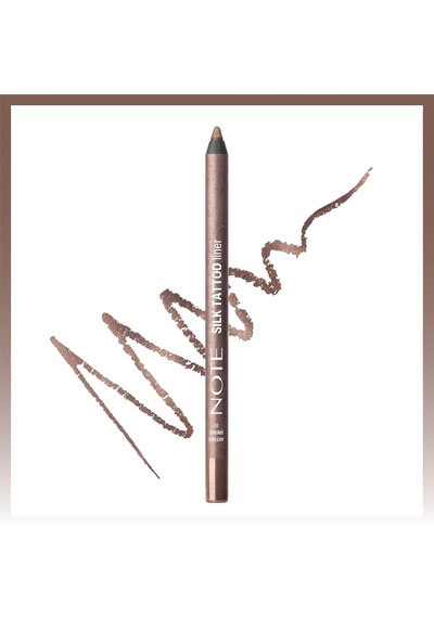 Cosmetics Silk Tattoo Liner Suya Dayanıklı İpeksi Jel Göz Kalemi - 03 Antique Bronze
