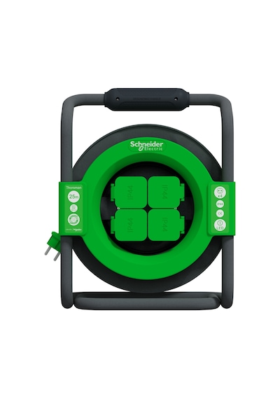 Schneider Thorsman Pro Kablo Makarası IP44 HO7 VVF 3G1.5 25MT Kablo Topraklı - IMT33147