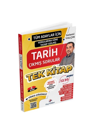 Dizgi Kitap Tüm Adaylar İçin Tüm Sınavlar Tarih Video Çözümlü Çıkmış Soru Külliyatı