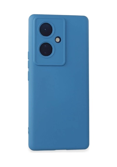 Vivo V29 Lite Uyumlu Kılıf Nano İçi Kadife Silikon - Mavi