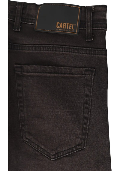 Denim Cartel Dmctekstil Erkek Kahverengi Yüksek Bel Rahat Kesim Boru Paça Büyük Beden Jean Pantolon Denim Cartel Dmctekstil Erkek Kahverengi Yüksek Bel Rahat Kesim Boru Paça Büyük Beden Jean Pantolon