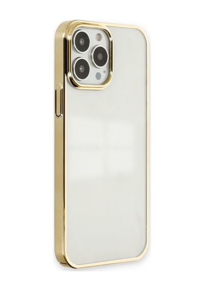 Apple iPhone Uyumlu,  14 Pro Kılıf Element Silikon - Gold