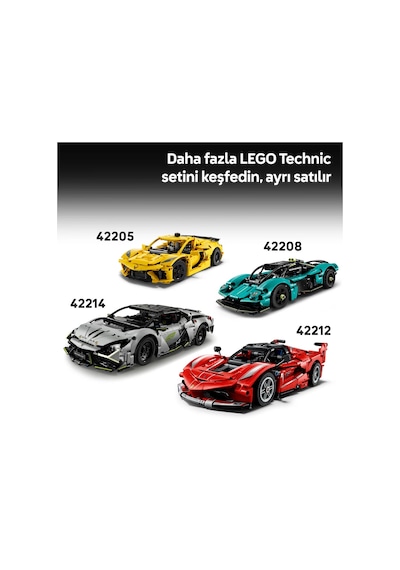 LEGO® Technic™ Porsche 911 GT3 R REXY AO Racing Araba 42224 – 11 Yaş ve Üzeri Çocuklar için Yaratıcı Oyuncak Yapım Seti(1313Parça)