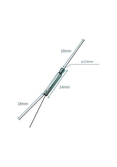 Reed Röle 3 Pin Reed Switch 60v 4w Manyetik Alan Anahatar No Nc