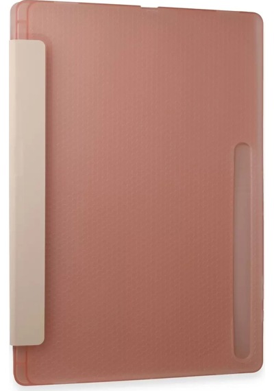 Samsung Galaxy Uyumlu,Tab A9 Kılıf Kalemlikli Mars Tablet Kılıfı - Rose Gold