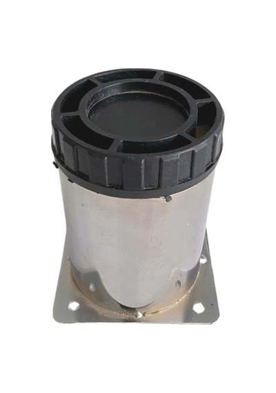 Metal Krom 8cm Ayak Mobilya Masa Ve Dolap Ayağı Krom 8cm Çap:60mm 4 Adet Krom