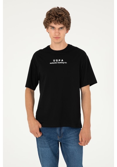 U.S. Polo Assn. Erkek Comfort Fit Bisiklet Yaka Siyah Tişört 50294322-VR046 U.S. Polo Assn. Erkek Comfort Fit Bisiklet Yaka Siyah Tişört 50294322-VR046