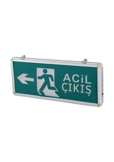 Ledli Exıt Armatür - Acil Çıkış Levhası 3 Saat Şarjlı Çok Renkli