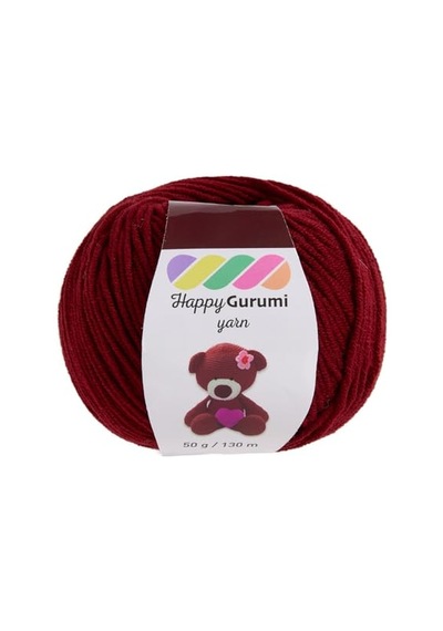 Happy Gurumi Amigurumi Örgü İpi 50gr 130mt Açık Gri