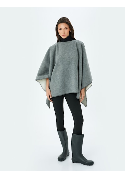 Koton Klasik Uzun Oversize Panço Gri 5wak20367ew Gri