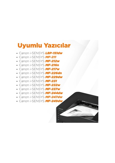 Canon Crg-737 Uyumlu Toner/ Mf211 / Mf212 / Mf216 / Mf217 / Mf226
