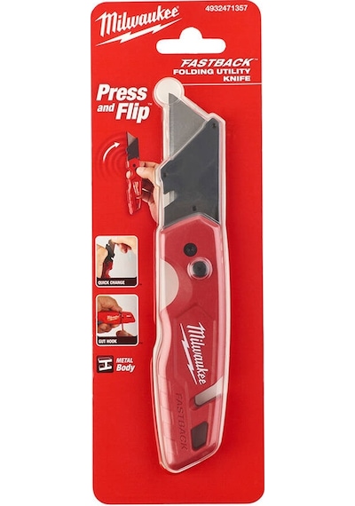 Milwaukee Fastback Çevirmeli Maket Bıçağı 4932471357