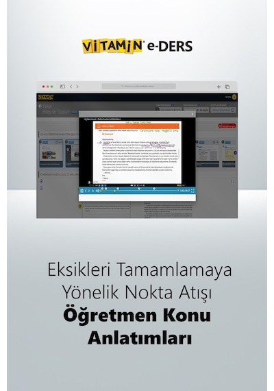 7. Sınıf Türkçe (e-Ders) | 1541 Yeni Nesil Soru, 1253 Dakika Video | Yazılı Hazırlık ve LGS Paragraf