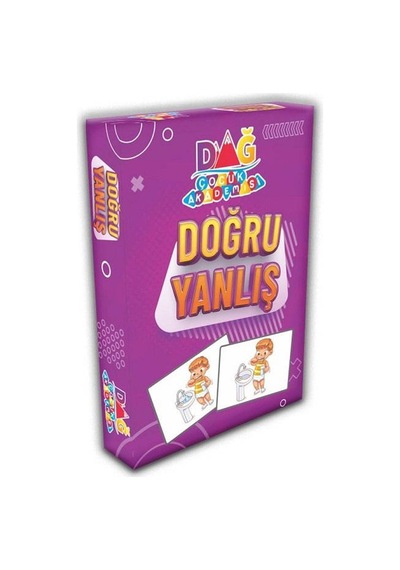 Doğru Yanlış Kartları Eğitici Zeka Oyunu