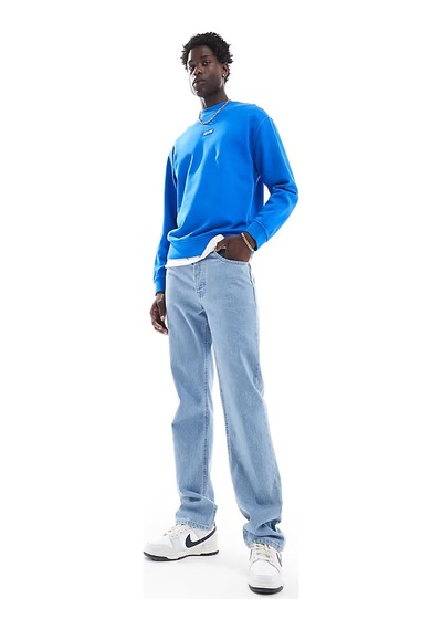 Levi's Erkek Relaxed Bisiklet Yaka Mavi Sweatshirt-a4230-0021