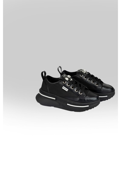 Tw Tonny White Tokyo 172-1 Bağcıklı Unisex Spor Sneaker Ayakkabı Siyah-siyah Taban Kömür Tw Tonny White Tokyo 172-1 Bağcıklı Unisex Spor Sneaker Ayakkabı Siyah-siyah Taban Kömür