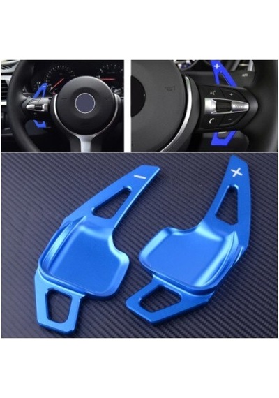 Karva Bmw X1/X4/X5/X6 Paddle Shıft Mavi F1 Vites Kulakcık