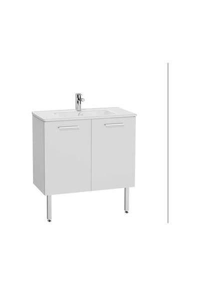 VitrA Mia Kapaklı 80 Cm Beyaz Alt Banyo Dolabı +lavabo Beyaz