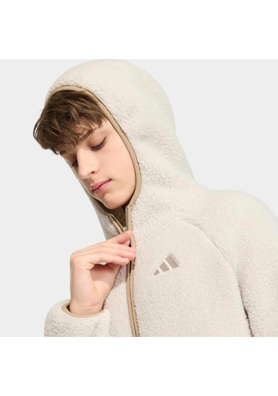 Adidas Terrex Xploric Çocuk Bej Polar Ceket Kg7690 Krem