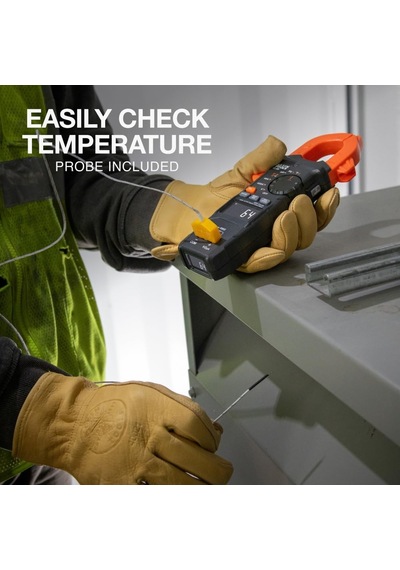 Klein Tools Cl490 Ac/dc Dijital Tang Ölçer, Trms, Çift Ekran, Otomatik Sıralama, Akım, Gerilim