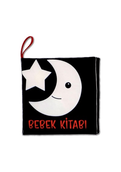 Bebek Siyah-beyaz Kumaş Sessiz Kitap T397 - Bez Kitap , Eğitici Oyuncak , Yumuşak Ve Hışırtılı
