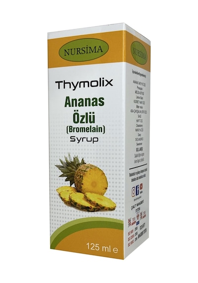Nursima Ananas Özlü Bromelain Şurubu 125 ML