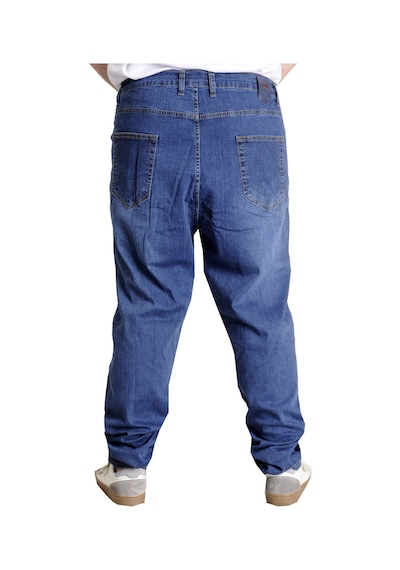 Mode Xl Büyük Beden Erkek Pantolon Kot Klasik Toronto Blue 22936 Mavi 001