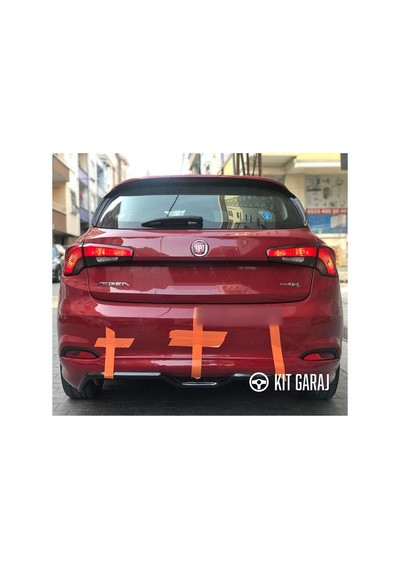 Kit Garaj Fiat Egea Hb Arka Ek Plastik Boyasız