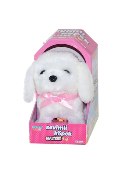 Mey İthalat 47100 Sevimli Köpek Maltese - Altın