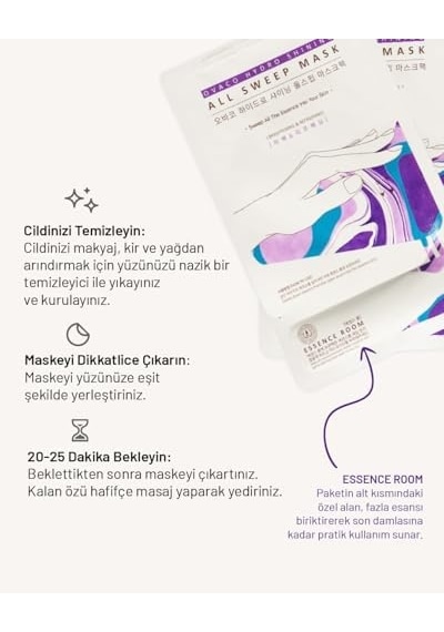 Ovaco Aydınlatan Ve Canlandıran Yaprak Yüz Maskesi, Niacinamide Ve Meyve Özleri İle Hydro Shining Etkisi, Nemlendirme Ve Parlaklık Sağlayan Cilt Bakım Maskesi