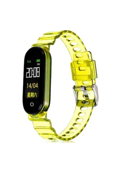 Xiaomi Mi Band 5 Krd-27 Uyumlu Pat Kordon Sarı