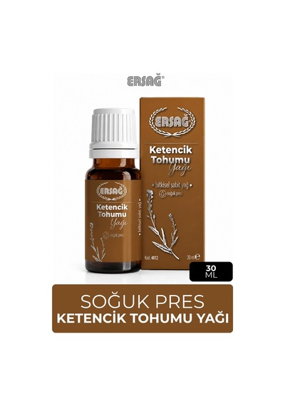 Ersağ Soğuk Pres Ketencik Tohumu Yağı 30 ML