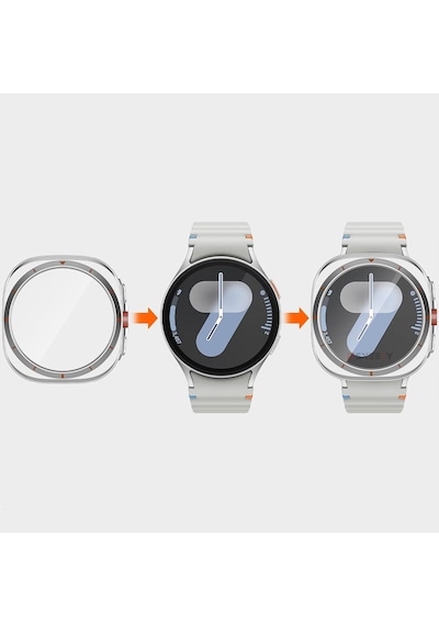 Samsung Galaxy Uyumlu Watch 7 44mm Ultra Dönüştürücü Kasa Koruyucu