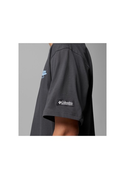 Columbia Heavyweıght Erkek T-shırt 2155041-011 Gri