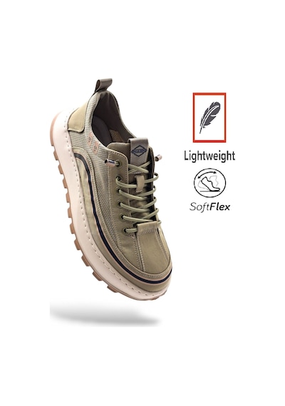 Guja 26y514 Erkek Tekstil Lastikli Kalın Taban Sneaker Ayakkabı Haki
