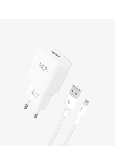 Linktech Lightning Şarj Aleti - İphone Telefon Şarj Aleti - 10w Lightning Kablolu İphone Şarj Cihazı