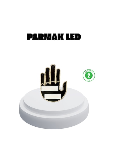 176 Led Amber Renkli El Hareketiyle Kontrol Edilen Motosiklet Dönüş Sinyali Çok Renkli