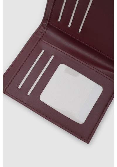 Shule Bags Rosa Kroko Desenli Kadın Kartlık Bordo