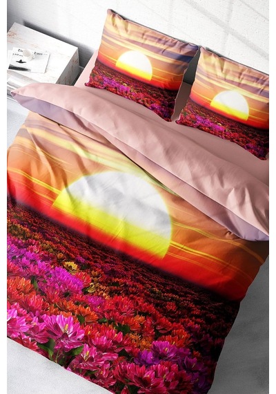 Çift Kişilik Pamuk Saten Nevresim Takımı Sunset, Monohome59781 Diğer