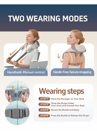 Osmıng Isı İle Akülü Boyun Ve Omuz Masajı, 6d Shiatsu Derin Doku Masaj Yastığı, Kadın Erkek Anne Baba Hediye Doğum Günü İçin Şarj Edilebilir Boyun Ve Sırt Masajı Osmıng Isı İle Akülü Boyun Ve Omuz Masajı, 6d Shiatsu Derin Doku Masaj Yastığı, Kadın Erkek Anne Baba Hediye Doğum Günü İçin Şarj Edilebilir Boyun Ve Sırt Masajı